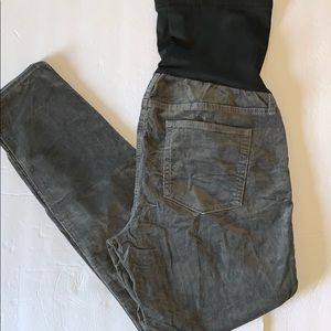 Full Panel Maternity Cords / Corduroy Pants